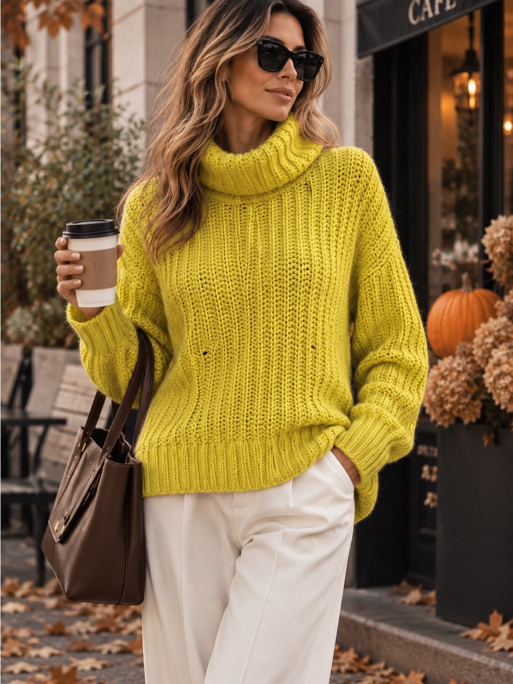 Banana Republic Women’s S Chunky Turtleneck Sweater Merino Wool Alpaca